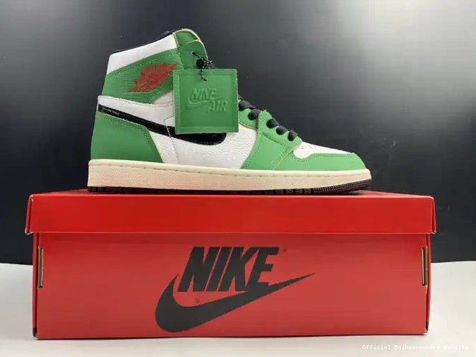 Official Maikesneakers DB4612-300 High Retro 1 Jordan Lucky Air Green 0429